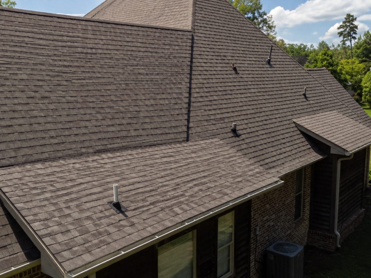 Completed storm damage restoration in Mesquite, TX by Inspire Roofing and Exteriors